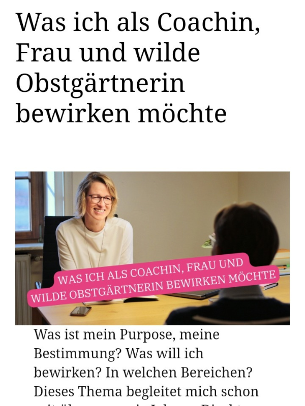 coach für mentale gesundheit